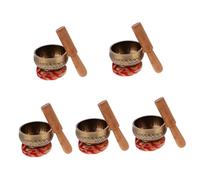 Toyvian 5sets Unique Tibetan Singing Bowl Mallet for Buddhism Bowl Spiritual Decorative Sound Design for Yoga Practices