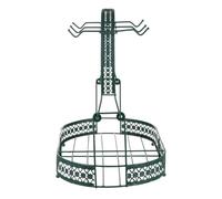 Toyvian 6 Hooks Coffee Tea Set Stand Coffee Cup Holder 15.72x8.45x12.58 in Wrought Iron European Classic Style Smoothly Polished Wire Basket Kitchen Storage Rack