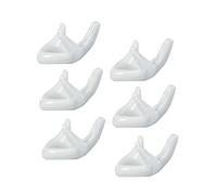 Toyvian 6-pack Hand-shaped Ceramic Base Ocarina Holder for 6/12 Holes Flute Decorative Display for Musicians