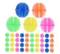 Toyvian 6 Set Glow Dark Bike Wheel Spokes Beads Colorful Plastic Clip Decorations for Bicycle Accessories Bicycle Accessories for Nighttime Safety and Stylish Wheel Charm