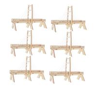 Toyvian 6 Sets Cable Stayed Bridge DIY Kit for Hands Architecture Model for Creative Science Education and Family Interaction
