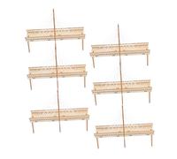Toyvian 6 Sets Handmade Cable Stayed Bridge Stem Kit for DIY Puzzle Model for Science Learning Fine Motor Skills Development Elementary