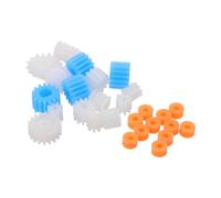 Toyvian 6 Sets Plastic Spindle Worm Gear Kit with Multiple Bore Sizes 2mm to 4mm, Easy to Install and Enhances Performance for Rc Cars and Model Planes in Science and Model Building