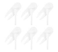 Toyvian 6 Sets Pp Plastic Exercise Ball Pins with Horn Handles Air Stopper Removers for Yoga and Pilates Balls for Sports and Home Use
