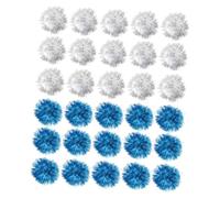 Toyvian 60pcs Cat Glitter Pom Pom Balls Interactive Sparkle Tinsel for Kittens Durable Glitter Material Fun Boredom Stress Relief Entertainment for Pets