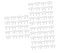 Toyvian 60pcs Childproof Electric Outlet Plug Protectors Safe Socket Covers -pin Sockets and Practical Design Prevents Accidental Electric Shocks Round Shape