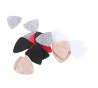 Toyvian 60pcs Felt Guitar Picks for Acoustic Guitar Professional Ukulele Plectrums Music Instrument Picks for Ukulele Parts Replacement