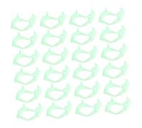 Toyvian 60pcs Glow Dark Vampire Fang Teeth for Halloween Cosplay Costume Props Plastic Fake Fangs Party Accessories for Trick Treat Bright Night Effect for Sports and Birthday Events