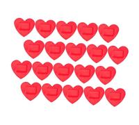 Toyvian 60pcs Heart-Shaped Adhesive Wound Care Patches Breathable Bandages for Bleeding Protection PE Material Outdoor Use