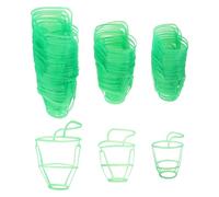 Toyvian 60pcs Infusion Bottle Holder Sleeve - 100/250/500ml Plastic Saline Bottle Net Cover Cage Reusable for Drip Stand Nursing Supplies
