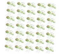 Toyvian 60pcs Large Realistic Ants Model for Outdoor and Indoor Party Decorations Portable Insect Figurines for Halloween and April Fool's Day Pranks Detailed Animal Collectibles for Fun