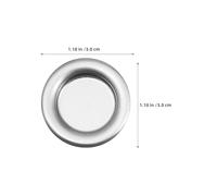 Toyvian 60Pcs Metal Incense Burner Tray Silver - Aluminum Alloy Tower Incense Cone Holder, Portable Aromatherapy Censer for Indoor Home Decor and Zen Meditation