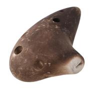 Toyvian 6hole Mini Ocarina Ceramic Lightweight Musical Instrument in Key Ocarina Flute for Beginners Travel Outdoor Family Gatherings