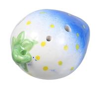 Toyvian 6holes Strawberry Ceramic Ocarina for Boy Girl Musical Instrument for Beginners for Parties School and Cognitive Music Development