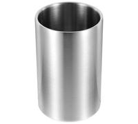 Toyvian 6l Beer Storage Bucket Wine Bucket Stainless Steel Double-Layer Thick Material Multi-Functional Stable Performance Simple Design for Beach Party Bar Use