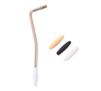 Toyvian 6mm Thread Gold Tremolo Arm for Electric Guitar with 3 Tips Adjustable String Tension Tone Replacement Parts