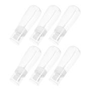 Toyvian 6pcs 100ml Travel Spray Bottles Compact PETG Refillable Spray Bottle Set for Hand Soap Perfume and Water with Fine Mist Application