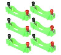 Toyvian 6pcs Aa Battery Holder Case with Wiring Posts for Student Science Experiments Circuit Learning Tool for Physics Labs Educational Teaching Aid for Stem Activities