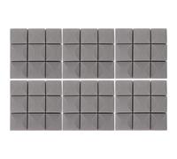 Toyvian 6pcs Acoustic Absorption Panels Soundproofing Pads with Rubber Cotton Material for Diminishing Echoes and Sound Absorption, for Home Theaters and Studio Sound Treatment