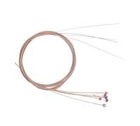 Toyvian 6pcs Acoustic Guitar Strings Replacement Metal Folk Guitar Strings for