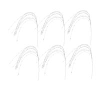 Toyvian 6pcs Artificial Glitter Berry Stems Simulated Branches for Christmas Tree Decorations Wreath DIY Holiday Decor Xmas Party Accessories White Weeping Willow