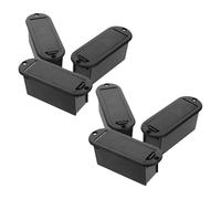 Toyvian 6pcs Battery Box Holder for Guitar Bass Active Pickups Battery Case with Secure Fit Fast Replacement Cover Compatible with Acoustic Electric Guitar Accessories