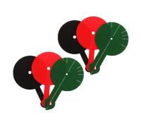 Toyvian 6pcs Billiard Aim Trainer Pad Wear Resistant Pool Table Aiming Mat for Enhanced Precision User Friendly Practice for All Skill Levels