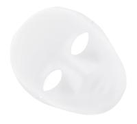 Toyvian 6pcs Blank White Paintable Face Mask for Cosplay Halloween | Paper Pulp, Lightweight Comfort, Classroom Project Supply, Group Activity Friendly, for Art Teachers and Party Organizers