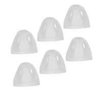 Toyvian 6pcs Bottle Caps Wide Mouth Replacement Caps Milk Bottle Lids Feeding Accessories