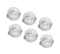 Toyvian 6pcs Boy Girl Safety Gas Stove Knob Covers Protective Switch Covers for Gas and Natural Stoves Prevents Accidental Activation by Boy Girl Easy Access for Adults