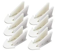 Toyvian 6pcs Boy Girl Sliding Door Lock Safety Window Locks Easy Install No Tools Needed for Home Safety Prevent Accidents for Boys and Girls Pets