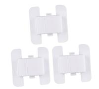 Toyvian 6pcs Boys and Girls Safety Locks Self Adhesive Refrigerator Cabinet Drawer Locks Boy Girl for Cupboard Windows Safety