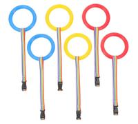 Toyvian 6pcs Boys and Girls Walking Rope Safety Leash for Toddlers Bright Colors for Preschool Kindergarten Outdoor Activities and Group Supervision
