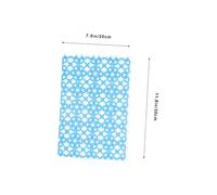 Toyvian 6pcs Breathable Non Slip Rabbit Floor Mats with Heart Pattern Durable Pet Foot Pads for Bunny Cage Reusable and Cuttable Multi Color Pet Flooring for Hamster Guinea Pig and Small