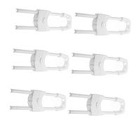 Toyvian 6pcs Cabinet Locks for Kitchen Cupboards Prevents Accidental Openings Shaped Design for Babyproofing Homes