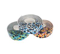 Toyvian 6pcs Camouflage Drumstick Anti-slip Sweat Wraps, Drum Tape for Electronic Drumsticks and Acoustic Drums, Sturdy Absorbent Band for Shock Protection and Sports Equipment