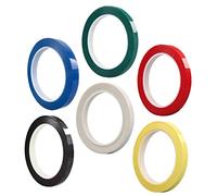 Toyvian 6pcs Cello Fingerboard Tape PVC Violin Note Stickers Multi-Colour Finger Position Guide Easy Application Sturdy Practice Accessories for Violin and Cello