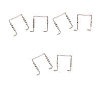 Toyvian 6pcs Chrome Violin Chinrest Clamp Screws Replacement for Violin Chin Rest Material Easy to Use