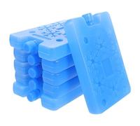 Toyvian 6pcs Cooler Ice Packs for Camping and Outdoor Picnics, Reusable Pe Material with Rapid Cooling and Optimal Temperature Control for Food and Drinks