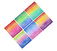 Toyvian 6PCS Cotton Paisley Square Headscarves for Men Women Breathable Hip-hop Kerchiefs Dance Headbands Soft Comfortable Bandanas Random Color Random Color