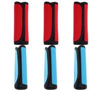 Toyvian 6pcs Detachable Pull up Bar Grip Sleeve with Comfortable Padding and Anti-Slip Polyester Material, Easy to Install Handle Wrap for Home Gym Strength Training and Dumbbell Bar