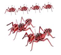 Toyvian 6pcs DIY Ant Puzzle Science Education for Boys Easy Assemble Cardboard Insect Model Craft Promotes Fine Motor Skills and Critical Thinking Stem Learning Activity