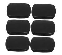 Toyvian 6Pcs Ebony Classical Guitar Tuning Pegs Grip Replacement Machine Heads Stable Pitch Control String Pegs for Acoustic Electric Guitars
