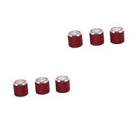 Toyvian 6pcs Electric Guitar Control Knobs Metal Volume Tone Knobs for Electric Guitars Design Easy Installation Silver