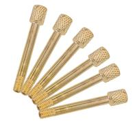 Toyvian 6pcs Electric Guitar Tremolo System Screws Copper String Lock Replacement Parts for Stable Performance and Modern Aesthetics Compatible with Various Electric Guitar Models