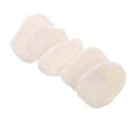 Toyvian 6pcs Flat Smooth Painting Rocks for DIY Craft Kits, Small 3-8cm Pebbles for Arts and Crafts, Unpainted Stones for Rock Painting and Decorative Projects, Suitable for Boys and Girls and Adults