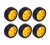 Toyvian 6pcs for Robot Tracing Line Patrol Car Accessories Safe Elastic Design for Creative Play Compatible with Various Models