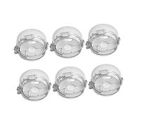 Toyvian 6pcs Gas Stove Knob Covers Boy Girl Safety Plastic Protective Covers for Kitchen Gas Hob Preventing Accidents During Cooking