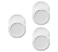 Toyvian 6pcs Gate Wall Cups Protector Pressure Mounted Wall Bumpers Compact Design for Optimal for Stairways Hallways Prevents Scuffs Dents