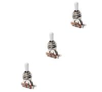 Toyvian 6pcs Guitar Pickup Switch Toggle Guitar Pickup Selector Knob Tip Spdt Easy Tone Control